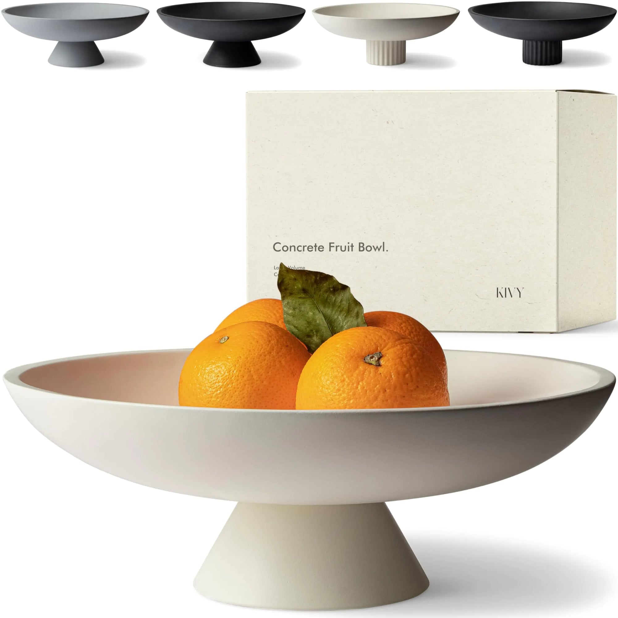 Chic Concrete Fruit Bowl - Maison Nude