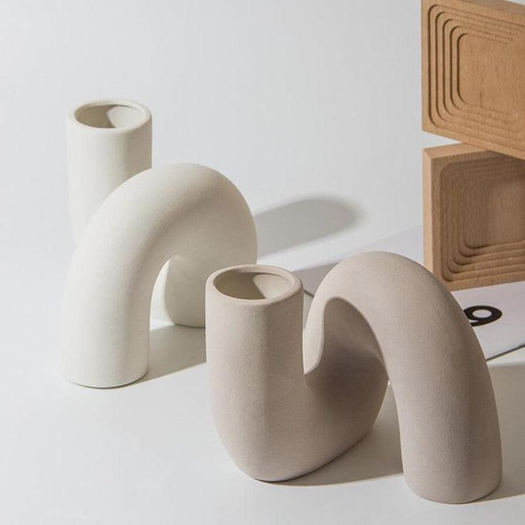 Ceramic Vase - Minimalist Decor - Maison Nude