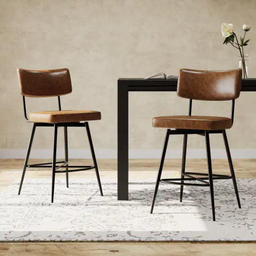 Retro Bar Stool 2-piece Set - Maison Nude