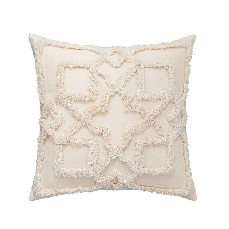 Fringed Decorative Pillowcase for Sofa - Maison Nude