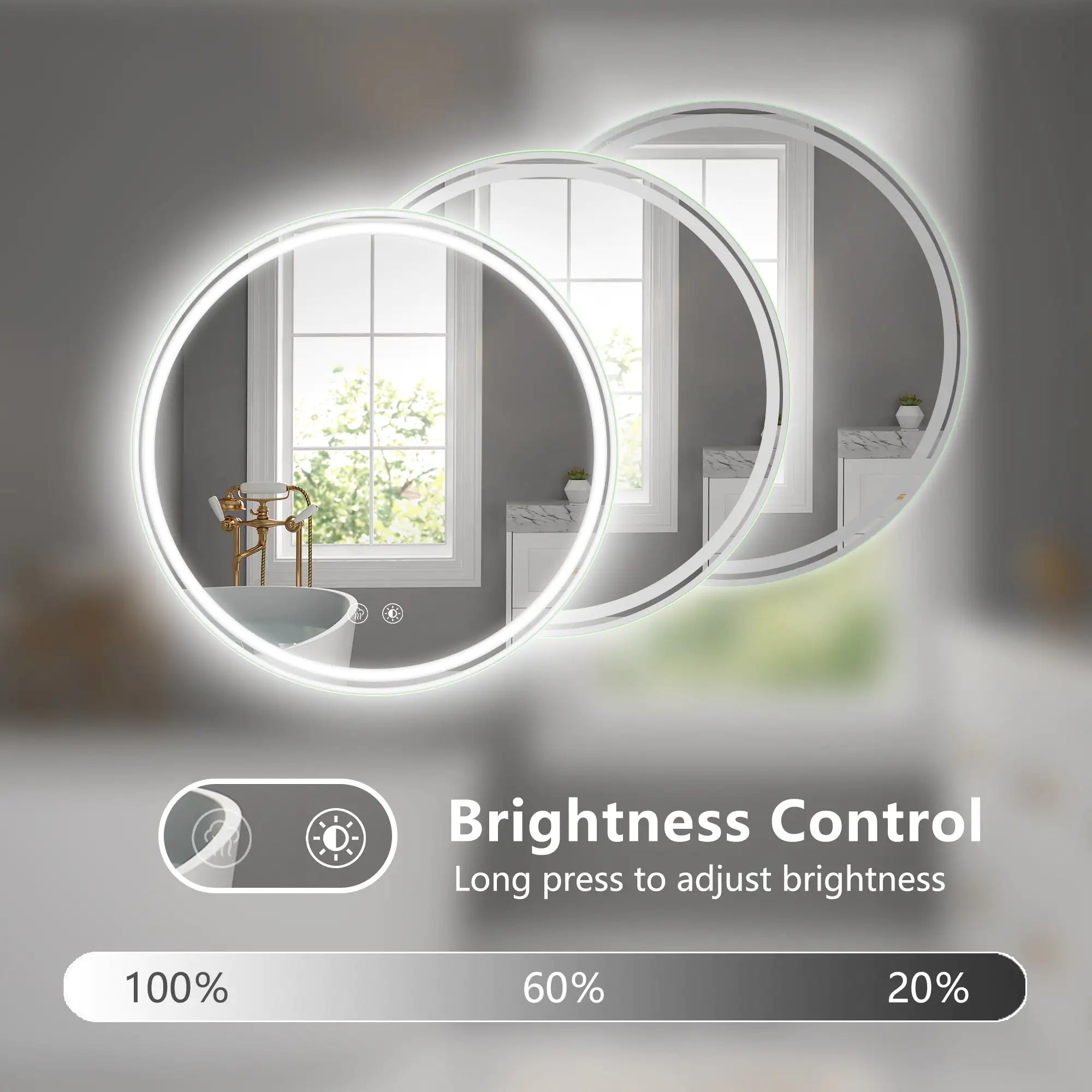 LED Bathroom Mirror -Wall Mounted