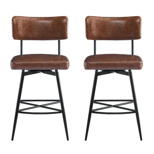 Retro Bar Stool 2-piece Set - Maison Nude