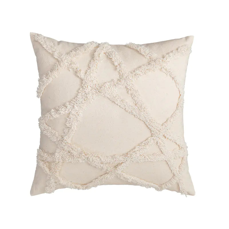 Fringed Decorative Pillowcase for Sofa - Maison Nude