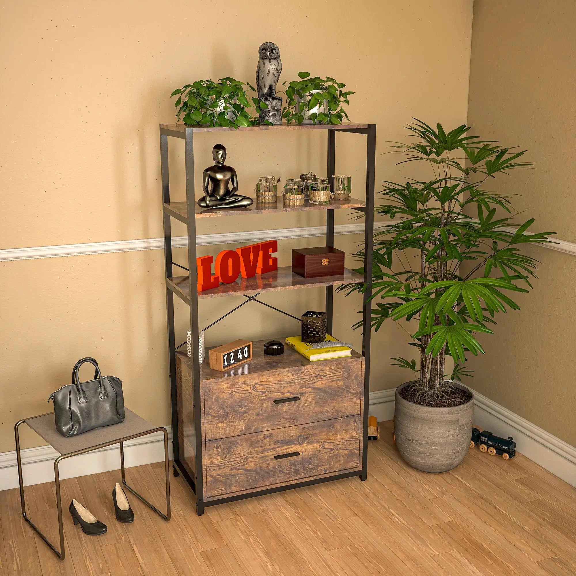 The Rustic Shelf - Maison Nude