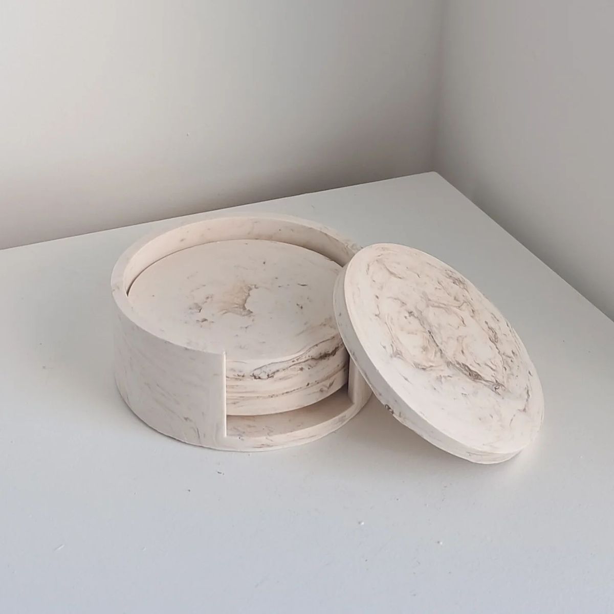 Luxe Slab Coasters - Set of 6 - Maison Nude