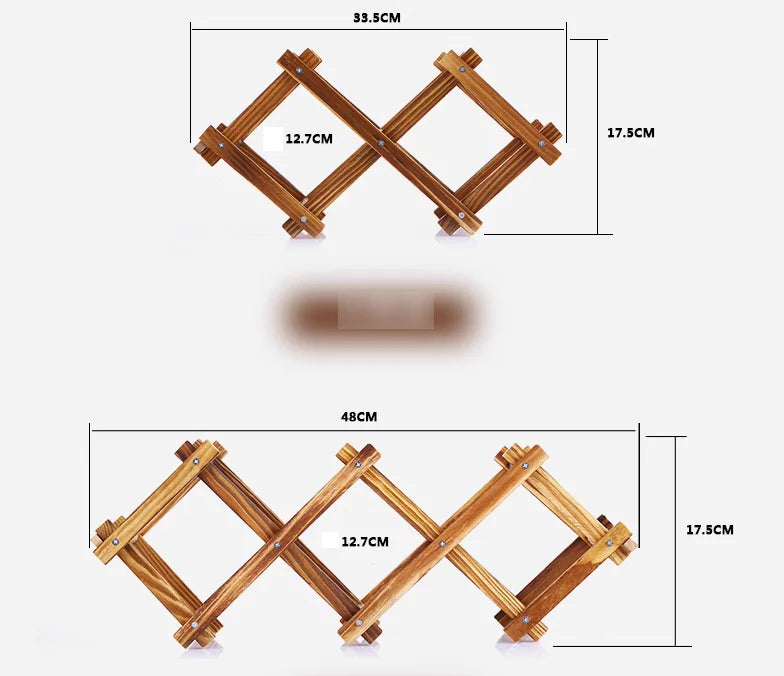 Folding Wine Rack