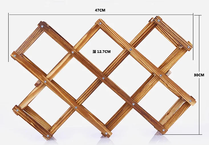 Folding Wine Rack