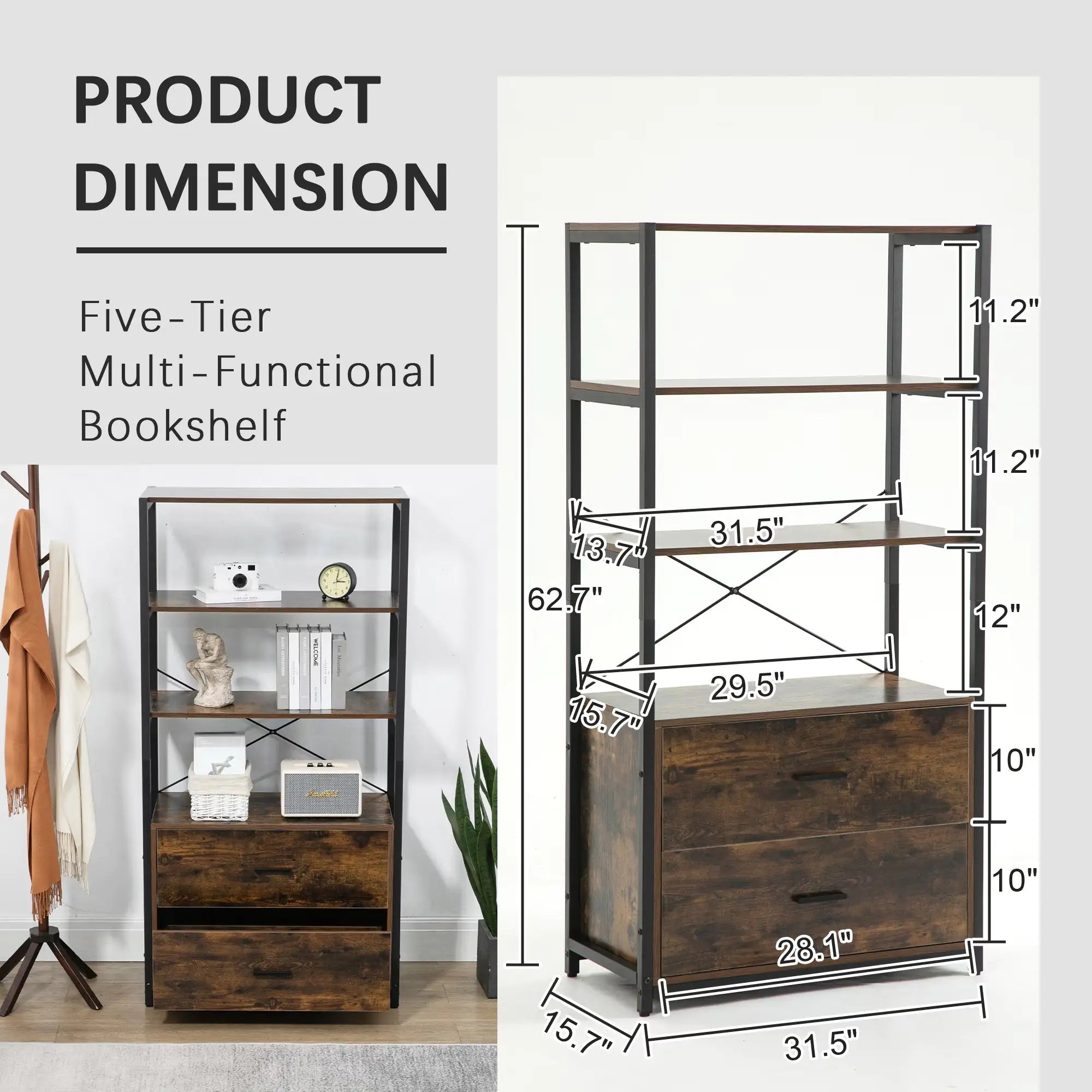The Rustic Shelf - Maison Nude