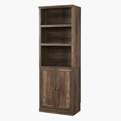 Open Bookshelf, Rustic Brown - Maison Nude
