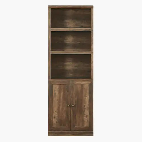 Open Bookshelf, Rustic Brown - Maison Nude